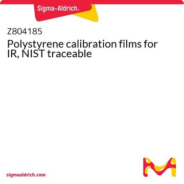 Polystyrene calibration films for IR, NIST traceable