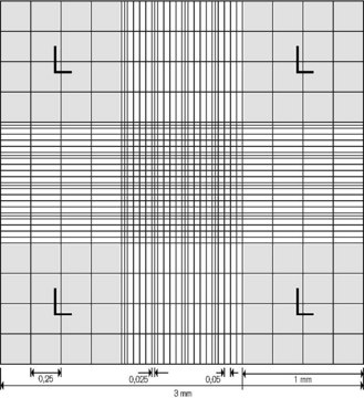 BRAND&#174; counting chamber BLAUBRAND&#174; Neubauer pattern without clips, double ruled