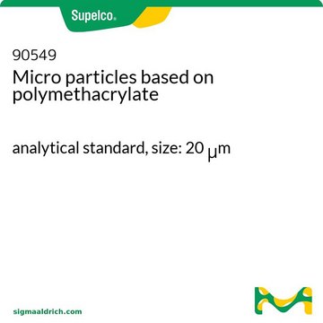 聚甲基丙烯酸酯微粒 size: 20 &#956;m, analytical standard