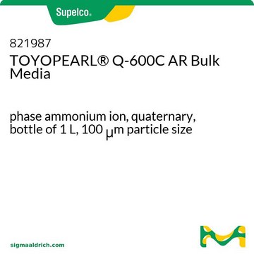 TOYOPEARL&#174; Q-600C AR Bulk Media phase ammonium ion, quaternary, bottle of 1&#160;L, 100&#160;&#956;m particle size