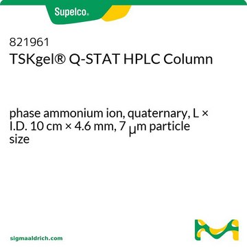 TSKgel&#174; Q-STAT HPLC Column phase ammonium ion, quaternary, L × I.D. 10&#160;cm × 4.6&#160;mm, 7&#160;&#956;m particle size