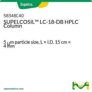 SUPELCOSIL&#8482; LC-18-DB HPLC 色谱柱 5&#160;&#956;m particle size, L × I.D. 15&#160;cm × 4&#160;mm