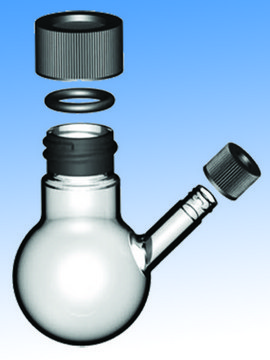 Round-bottom flask with side port capacity 10&#160;mL