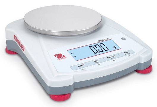 Ohaus&#174; Navigator&#174; Portable Balance Model NV222, weighing capacity 220&#160;g, resolution: 0.01&#160;g, AC/DC input 230 V, universal plug set