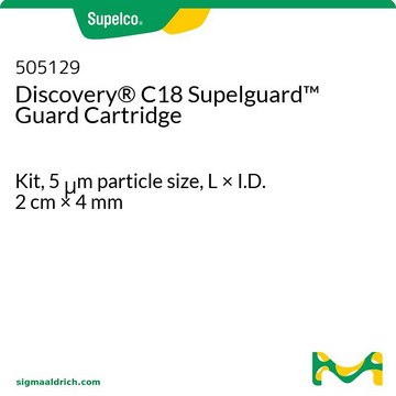 Discovery&#174; C18 Supelguard 保护柱 Kit, 5&#160;&#956;m particle size, L × I.D. 2&#160;cm × 4&#160;mm