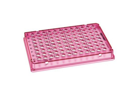 Eppendorf® twin.tec Trace PCR 96 Well Plates skirt, working volume 250 μL, PCR clean, fuchsia