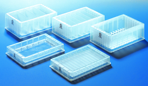 BRAND&#174; Reagent Reservoirs for multichannel pipettes and automatic systems 12 columns, low profile, column capacity 6&#160;mL, pyramid bottom