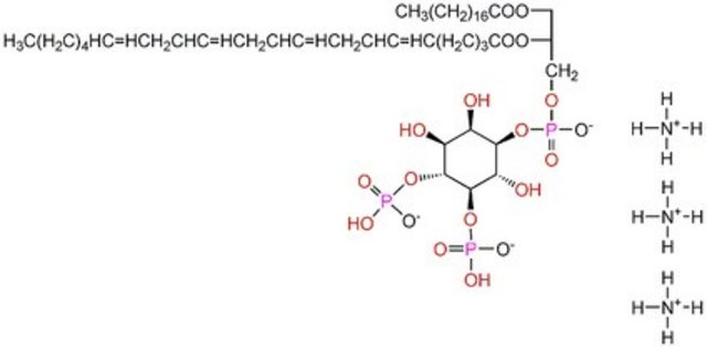 L-&#945;-Phosphatidyl-D-myo-inositol-4,5-bisphosphate, Triammonium Salt, Porcine Brain A component of membrane-bound receptors in association with phospholipase C (PLC).