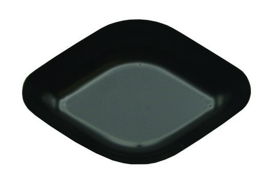 Diamond shaped weigh boats polystyrene, volume 30&#160;mL, black, anti-static