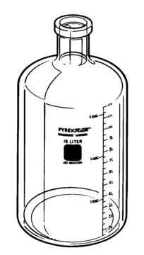 PYREXPLUS&#174; coated solution bottles capacity 19.0&#160;L