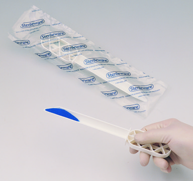 Sterileware&#8482; sampling spatula polystyrene, sterile