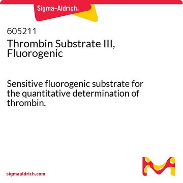 Thrombin Substrate III, Fluorogenic Sensitive fluorogenic substrate for the quantitative determination of thrombin.