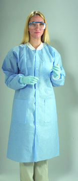 Sigma-Aldrich anti-static disposable unisex lab coat light blue, size L