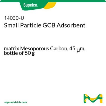 小颗粒石墨化炭黑吸附剂 matrix Mesoporous Carbon, 45&#160;&#956;m, bottle of 50&#160;g