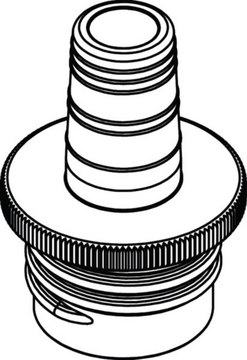 Eppendorf&#174; Bottle Thread Adapter from GL 32 to NS 19/26, polypropylene