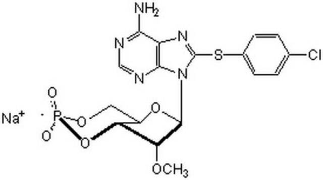 腺苷 3&#8242;,5&#8242;-环单磷酸酯，8-（4-氯苯硫代）-2&#8242;-O-甲基-，钠盐 A potent, cell-permeable, and specific activator of the exchange protein activated by cyclic AMP (EPAC).