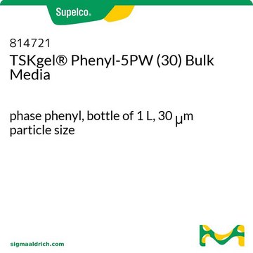 TSKgel&#174; Phenyl-5PW (30) Bulk Media bottle of 1&#160;L, phase phenyl, 30&#160;&#956;m particle size