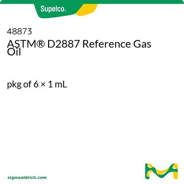 ASTM&#174; D2887 参考瓦斯油 pkg of 6 × 1&#160;mL