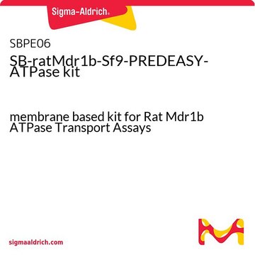 SB-ratMdr1b-Sf9-PREDEASY-ATPase试剂盒 membrane based kit for Rat Mdr1b ATPase Transport Assays