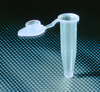 PCR microtubes with attached caps capacity 0.65&#160;mL