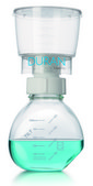 DURAN® Bottle Top Vacuum Filter Funnels capacity 500 mL, thread for GL 45, polyethersulfone membrane, pore size 0.45 μm, filter diam. 90 mm, sterile