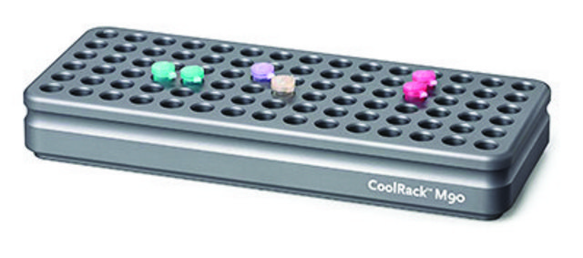 Corning&#174; CoolRack&#174; M90, capacity 90 x 1.5 or 2 mL microfuge tubes, gray