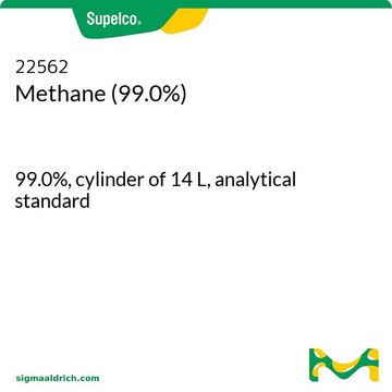 Methane (99.0%) 99.0%, cylinder of 14&#160;L, analytical standard