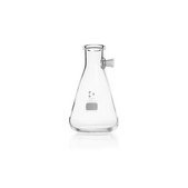 Duran® Filtering Flasks And Bottles With Side-Arm Socket conical bottom (ERLENMEYER SHAPE)