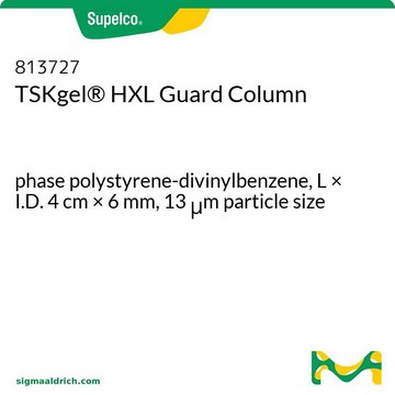 TSKgel&#174; HXL Guard Column phase polystyrene-divinylbenzene, L × I.D. 4&#160;cm × 6&#160;mm, 13&#160;&#956;m particle size