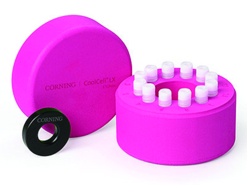 康宁公司&#174; CoolCell &#8482; LX 细胞冷冻容器 (12 x 1 mL or 2 mL cryogenic vials), pink