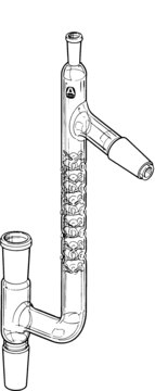 Aldrich&#174; Claisen distillation head with Vigreux indents Joints: ST/NS 14/20 (3), H 250&#160;mm, thermometer joint: ST/NS 10/18