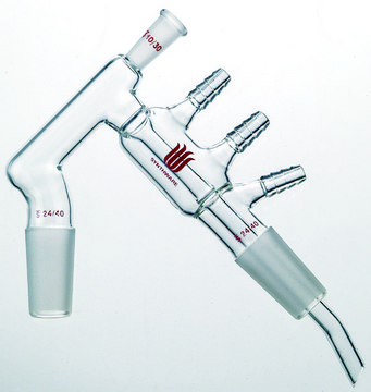 Synthware&#8482; short path distillation head joint: ST/NS 24/40, thermometer joint: ST/NS 10/18, immersion depth 25&#160;mm