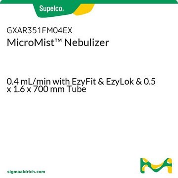 MicroMist&#8482; Nebulizer 0.4 mL/min with EzyFit &amp; EzyLok &amp; 0.5 x 1.6 x 700 mm Tube