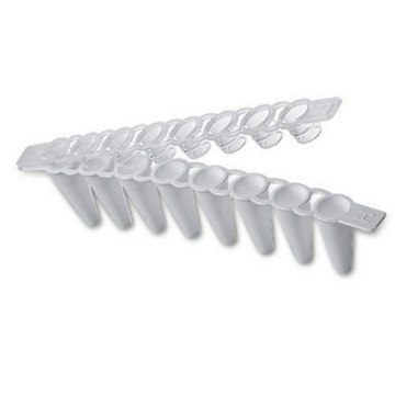 Eppendorf&#174; Masterclear cap strips and real-time PCR tube strips pack of 120&#160;ea (10 x 12 strips of 8 tubes &amp; caps)