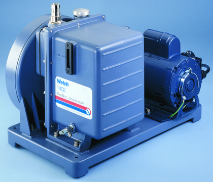 Welch&#174; DuoSeal&#174; vacuum pump model 1400, AC/DC input 115 V AC, pumping speed 25 L/min