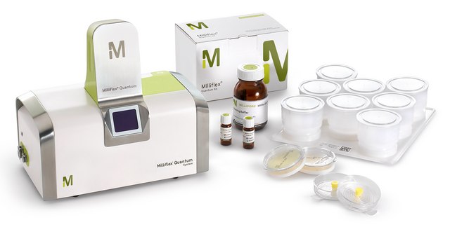 Milliflex&#174; Quantum standard kit Easy-to-use, non-destructive, fluorescent staining-based system for faster microbial detection