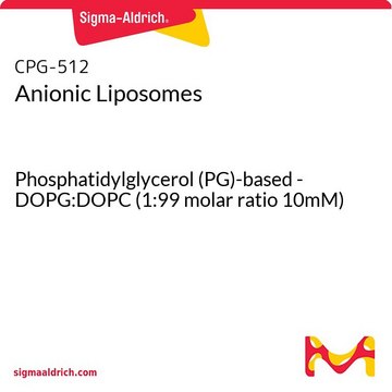 Anionic Liposomes Phosphatidylglycerol (PG)-based - DOPG:DOPC (1:99 molar ratio 10mM)