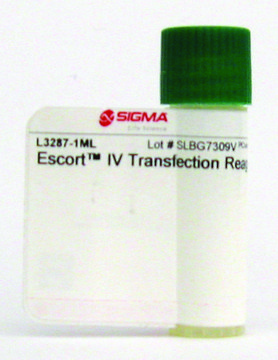 Escort &#8482; IV 转染试剂 Lipid reagent for transient and stable transfection of mammalian and insect cells.