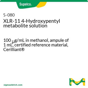 XLR-11 4-Hydroxypentyl metabolite solution 100&#160;&#956;g/mL in methanol, ampule of 1&#160;mL, certified reference material, Cerilliant&#174;