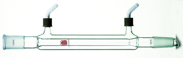 Synthware&#8482; water jacketed distillation column with removable hose connections joint: ST/NS 24/40, jacket H 200&#160;mm