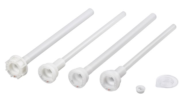 Dip tube (PVDF) for nitric acid and sulfuric acid pkg of 25&#160;L (Combi-containers)