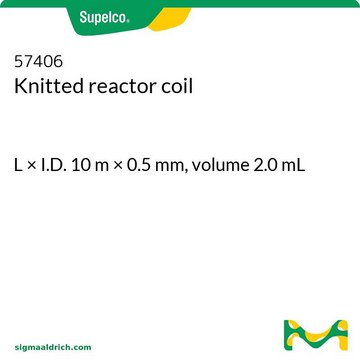 紧密的反应器螺旋管 L × I.D. 10&#160;m × 0.5&#160;mm, volume 2.0&#160;mL