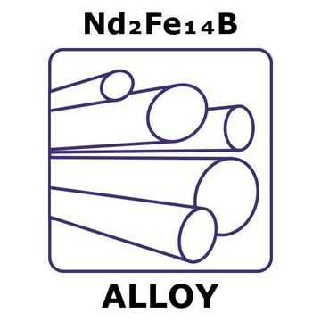 Neodymium-iron-boron alloy, Nd2Fe14B 3mm rod, 15mm diameter, rare earth magnet, uncoated coating