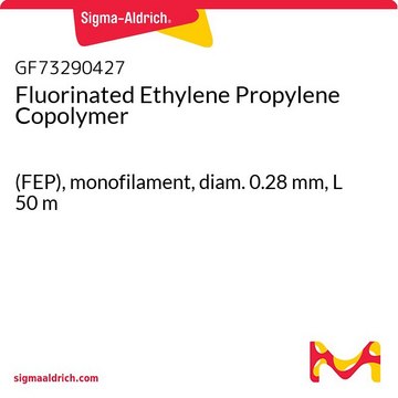 Fluorinated Ethylene Propylene Copolymer (FEP), monofilament, diam. 0.28&#160;mm, L 50&#160;m