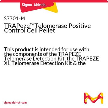 TRAPeze&#8482;Telomerase Positive Control Cell Pellet This product is intended for use with the components of the TRAPEZE Telomerase Detection Kit, the TRAPEZE XL Telomerase Detection Kit &amp; the TRAPEZE ELISA Telomerase Detection Kit.