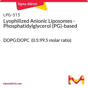 Lyophilized Anionic Liposomes - Phosphatidylglycerol (PG)-based DOPG:DOPC (0.5:99.5 molar ratio)