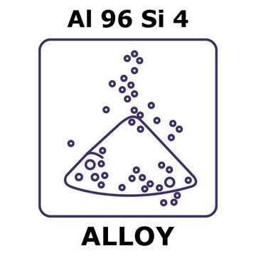 Aluminum-silicon alloy, Al96Si4 powder, 150micron max. particle size, 200g