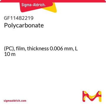 Polycarbonate (PC), film, thickness 0.006&#160;mm, L 10&#160;m