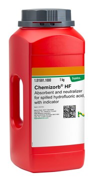 Chemizorb&#174; HF Absorbent and neutralizer for spilled hydrofluoric acid, with indicator