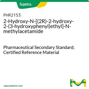 2-Hydroxy-N-[(2R)-2-hydroxy-2-(3-hydroxyphenyl)ethyl]-N-methylacetamide Pharmaceutical Secondary Standard; Certified Reference Material